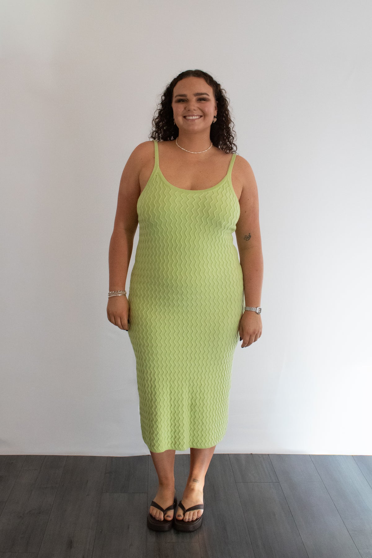 Point Break Midi Dress